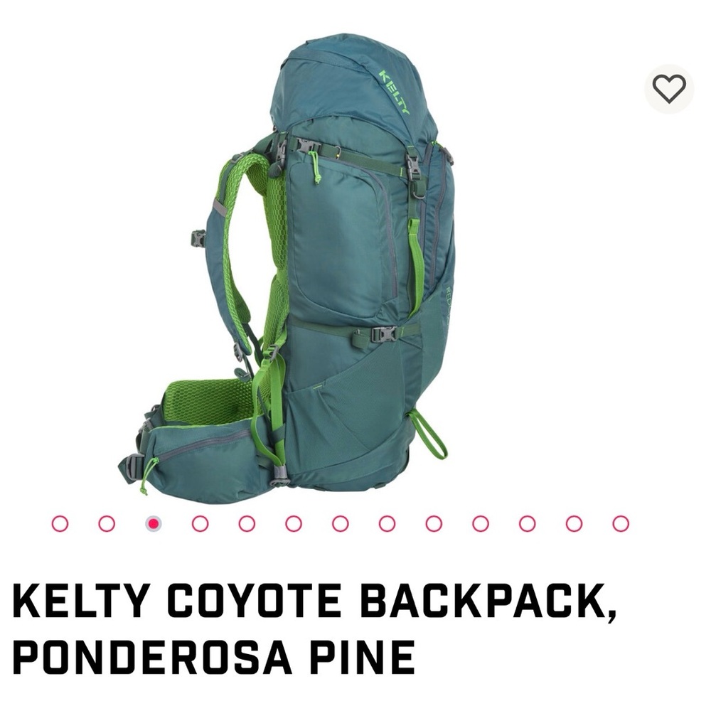 Kelty Coyote Backpack in Green used for one trip